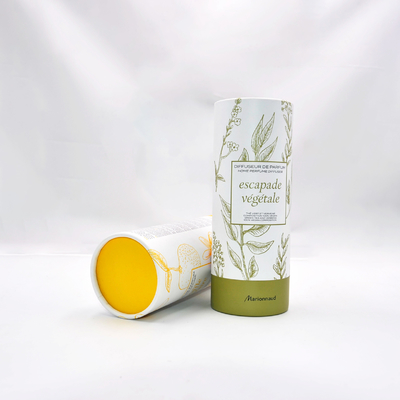 서류상 삽입을 가진 관례에 의하여 인쇄되는 향수 실린더 관 상자 Aromatherapy