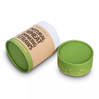 Eco 친절한 CMYK 실린더 차 판지 상자를 포장하는 OEM Kraft 종이 음식 관