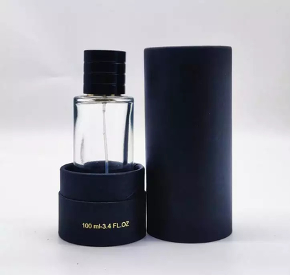 EVA 삽입을 가진 30ml 50ml 100ml 까만 Kraft 마분지 종이 관 향수병