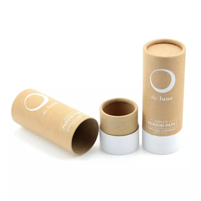 주문 로고 화장용 포장 상자를 포장하는 30ml 정유 Kraft 종이 관