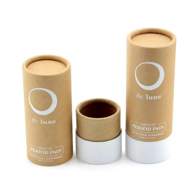 주문 로고 화장용 포장 상자를 포장하는 30ml 정유 Kraft 종이 관