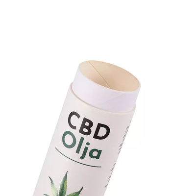 10ml CBD 정유 둥근 서류상 관 포장 화장용 실린더 관 포장