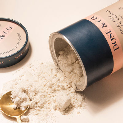 단백질 분말을 위해 포장하는 음식 급료 교원질 분말 종이 관 양철통 마분지