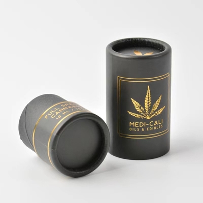 CBD 정유 종이 관 금 각인 인쇄 마분지 실린더